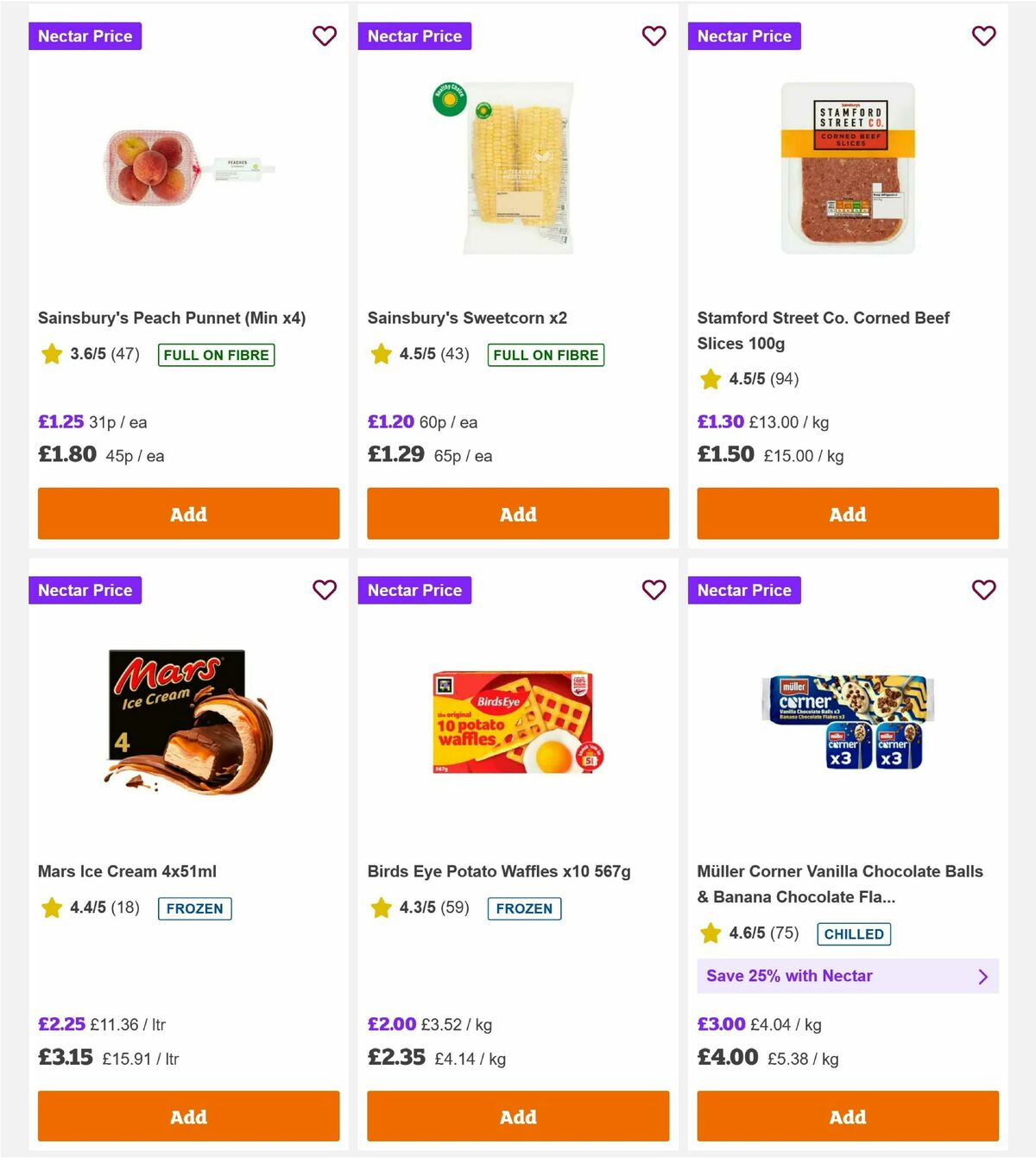 Sainsbury's Offers from 27 July