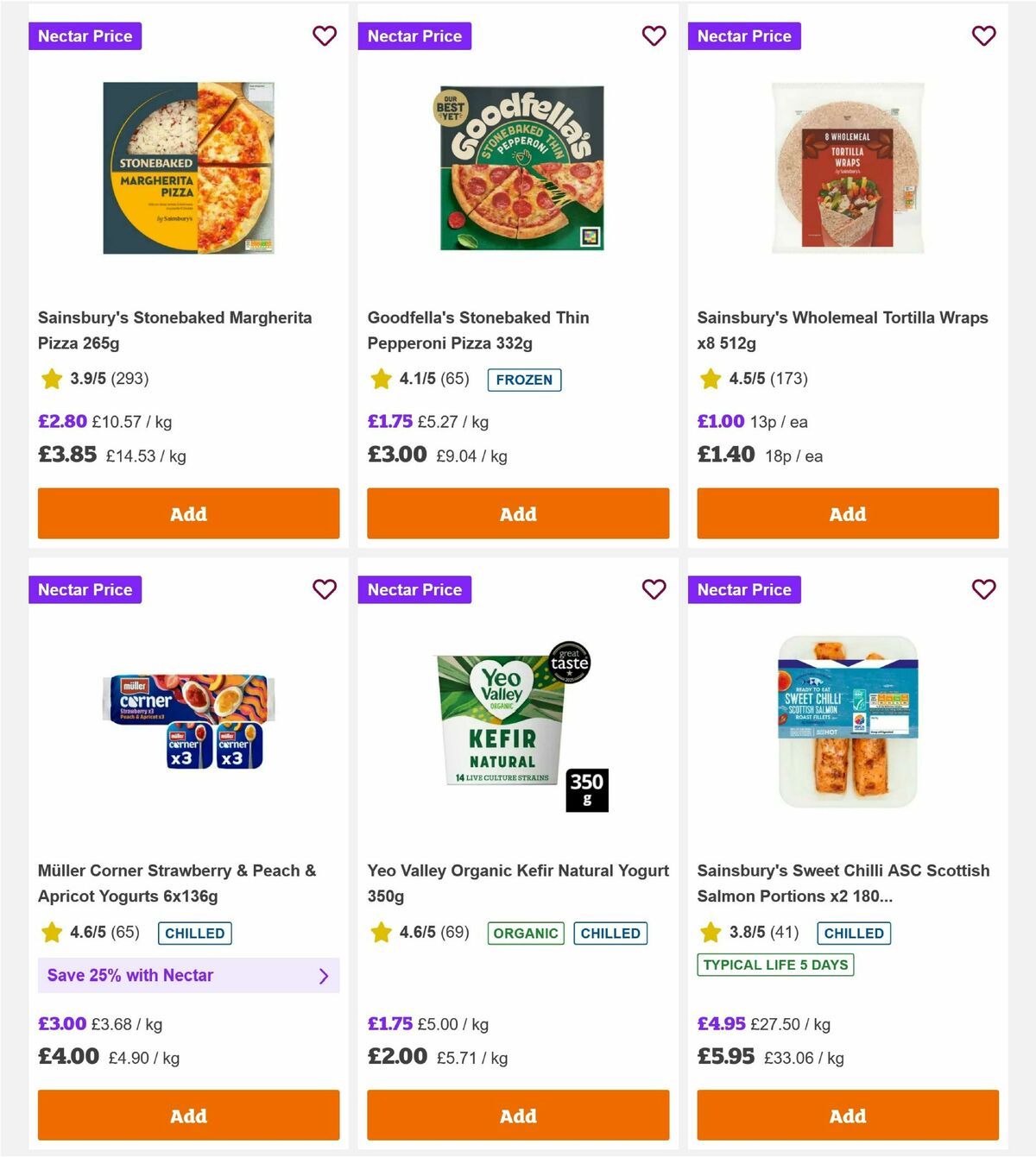 Sainsbury's Offers from 27 July