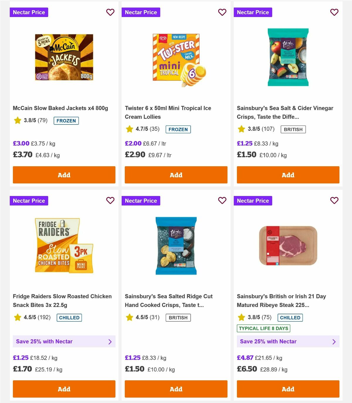 Sainsbury's Offers from 27 July
