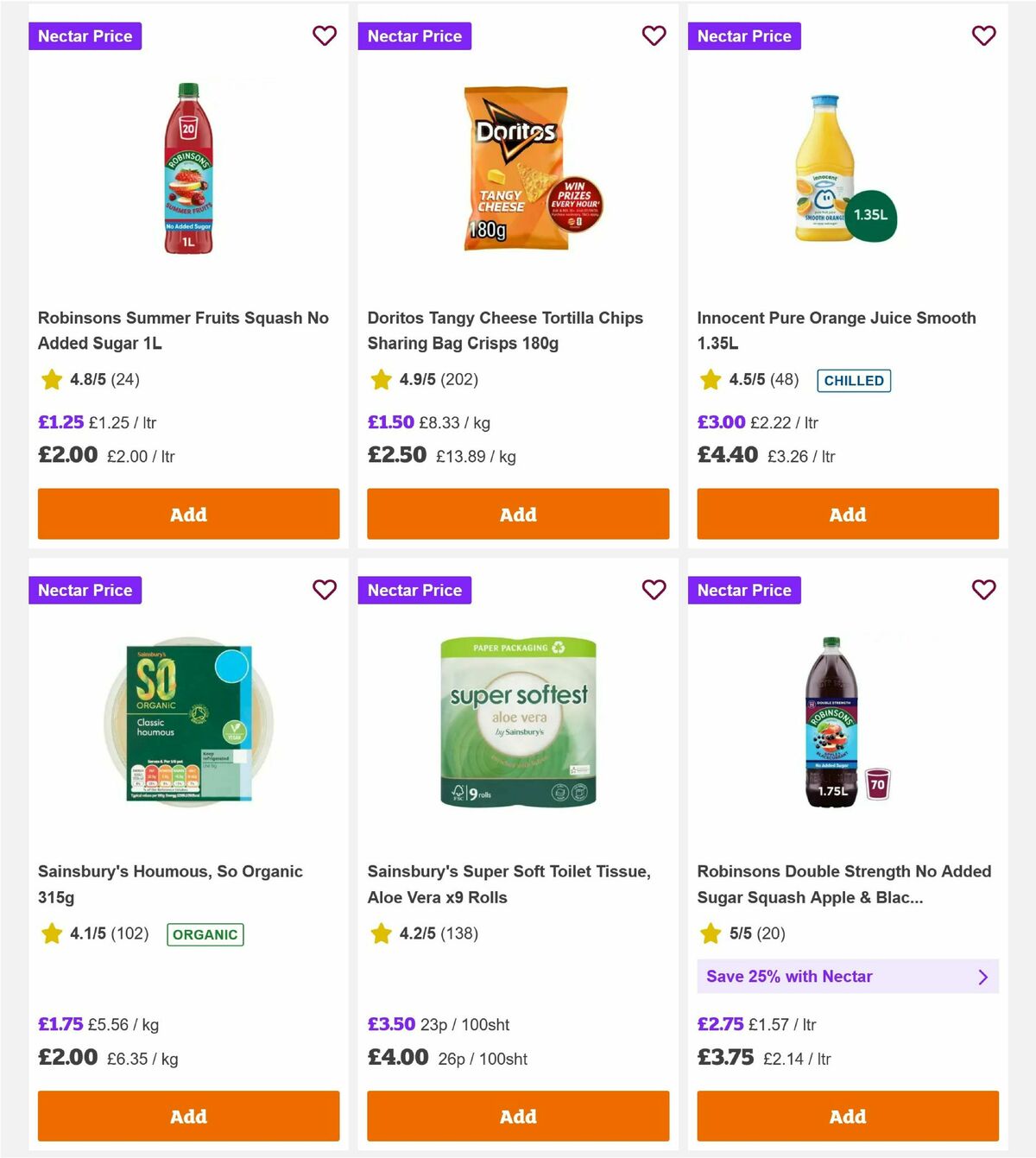 Sainsbury's Offers from 27 July
