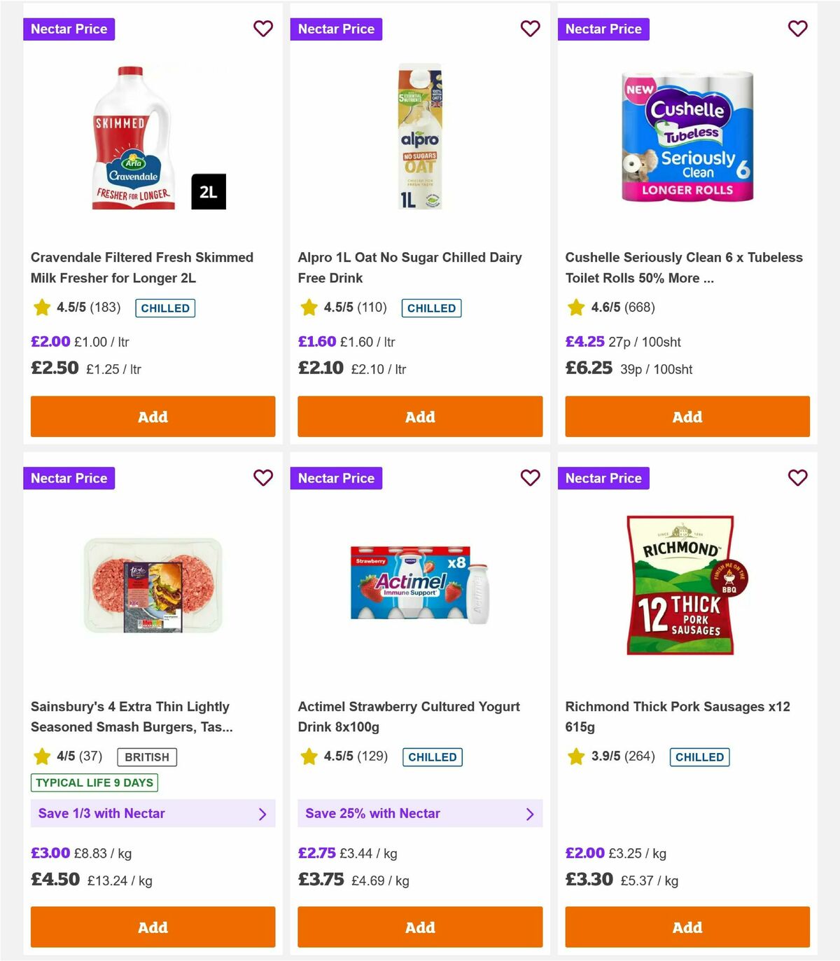 Sainsbury's Offers from 27 July