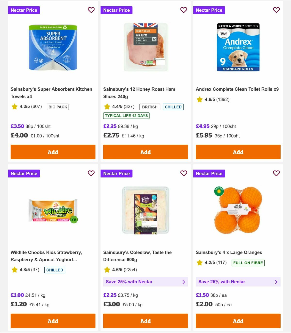 Sainsbury's Offers from 27 July