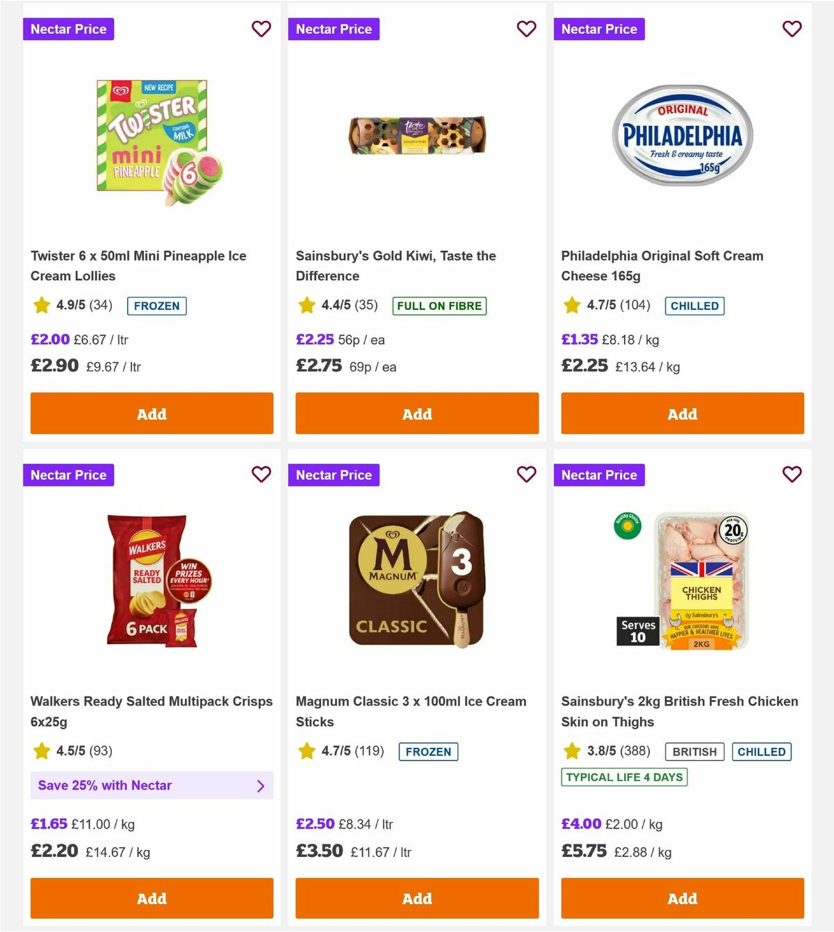 Sainsbury's Offers from 27 July