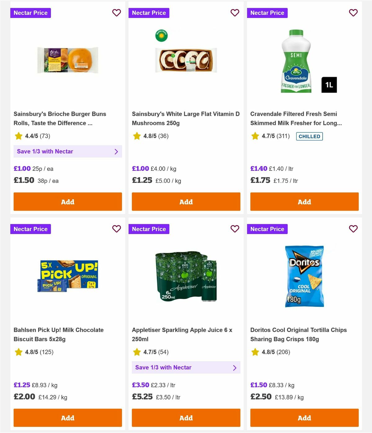 Sainsbury's Offers from 7 August