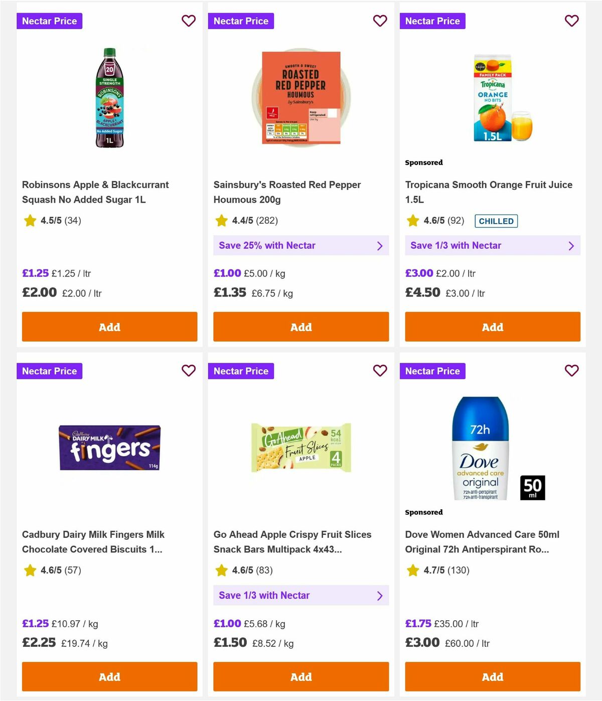 Sainsbury's Offers from 7 August