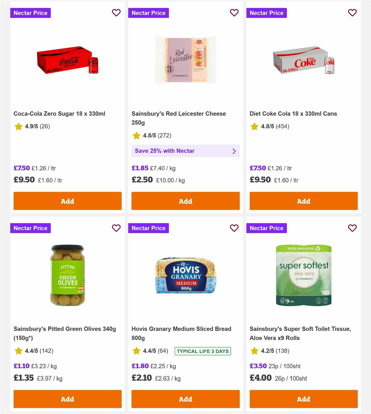 Sainsbury's Offers from 7 August