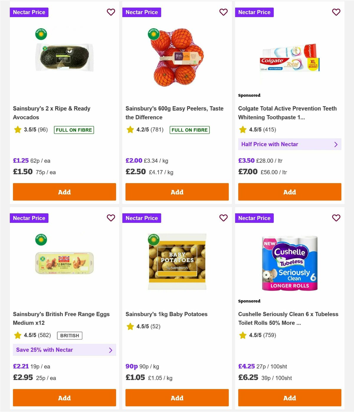 Sainsbury's Offers from 7 August