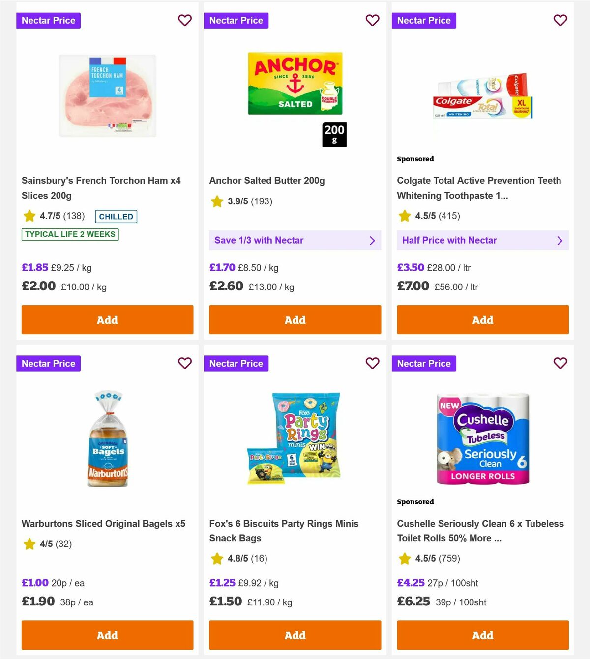 Sainsbury's Offers from 7 August