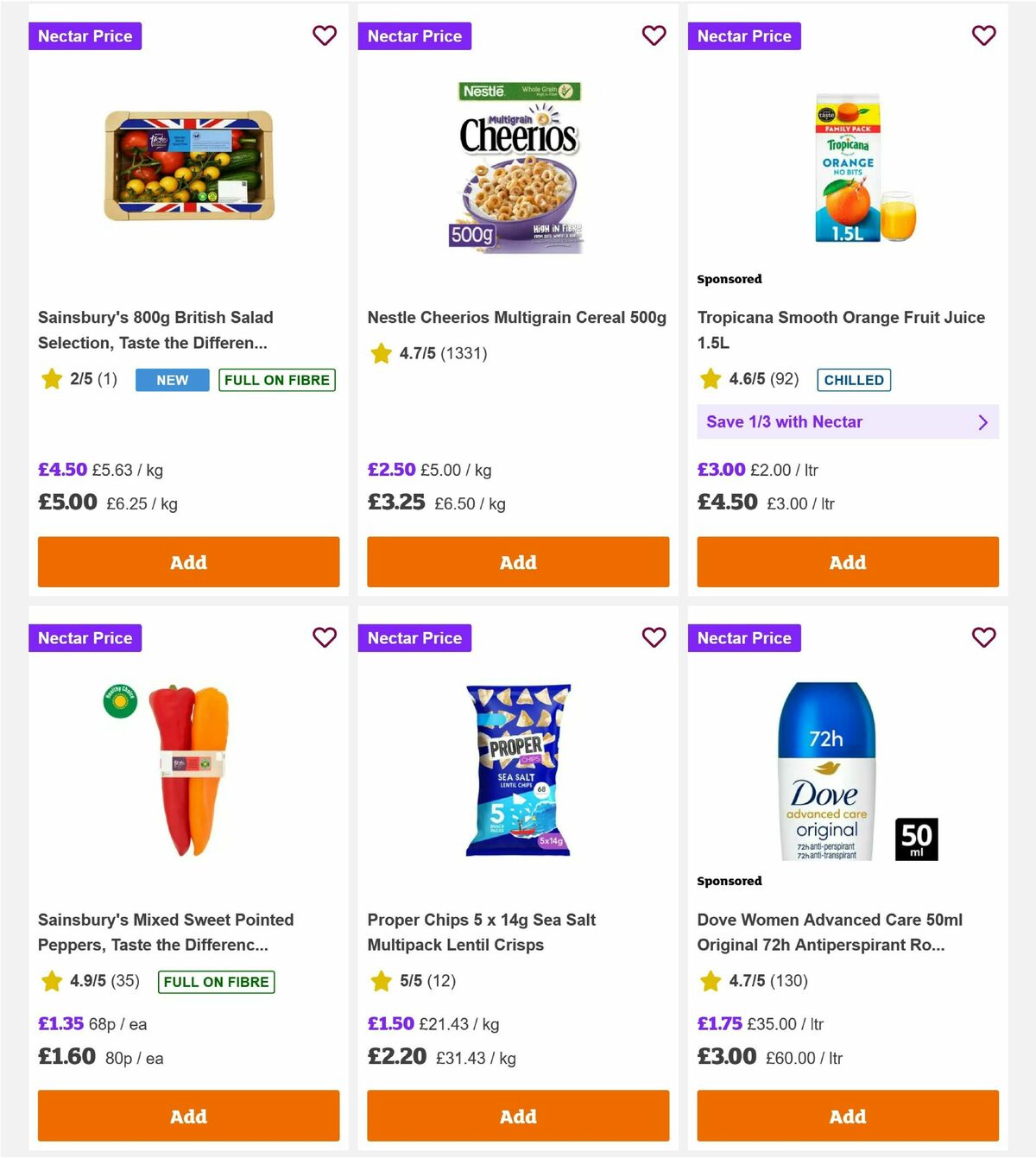 Sainsbury's Offers from 7 August
