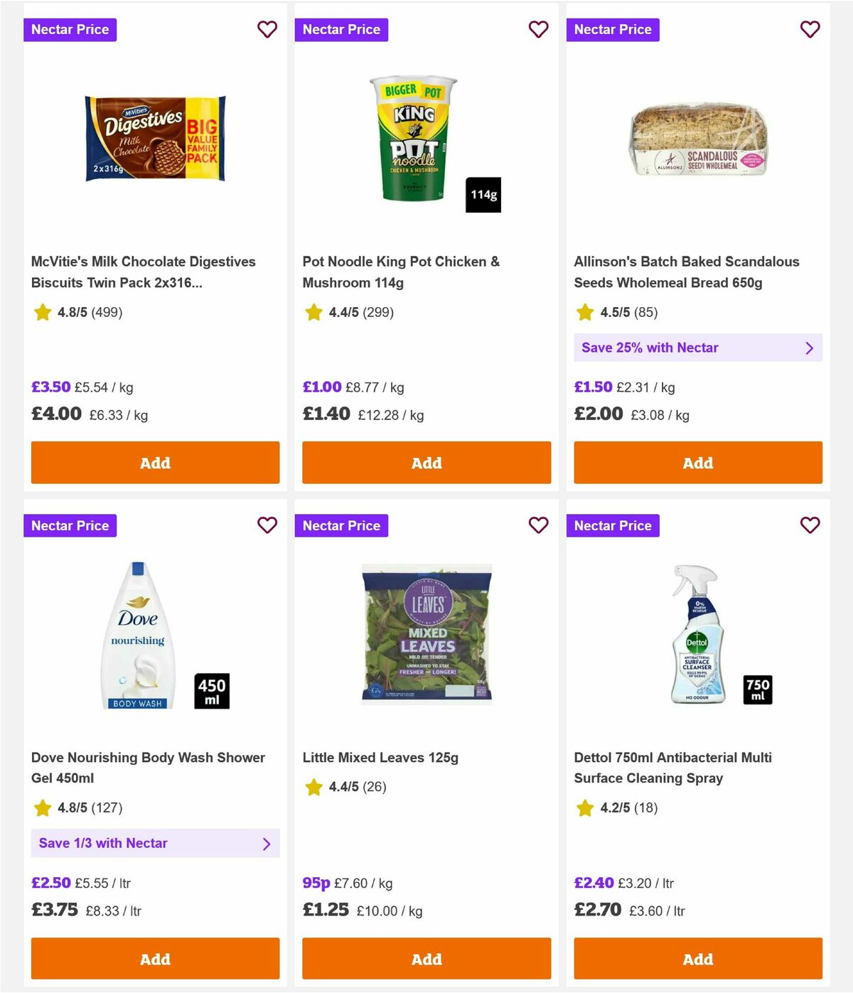 Sainsbury's Offers from 7 August