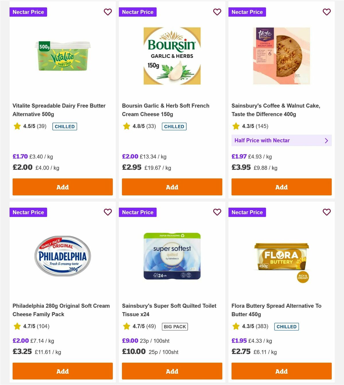 Sainsbury's Offers from 7 August