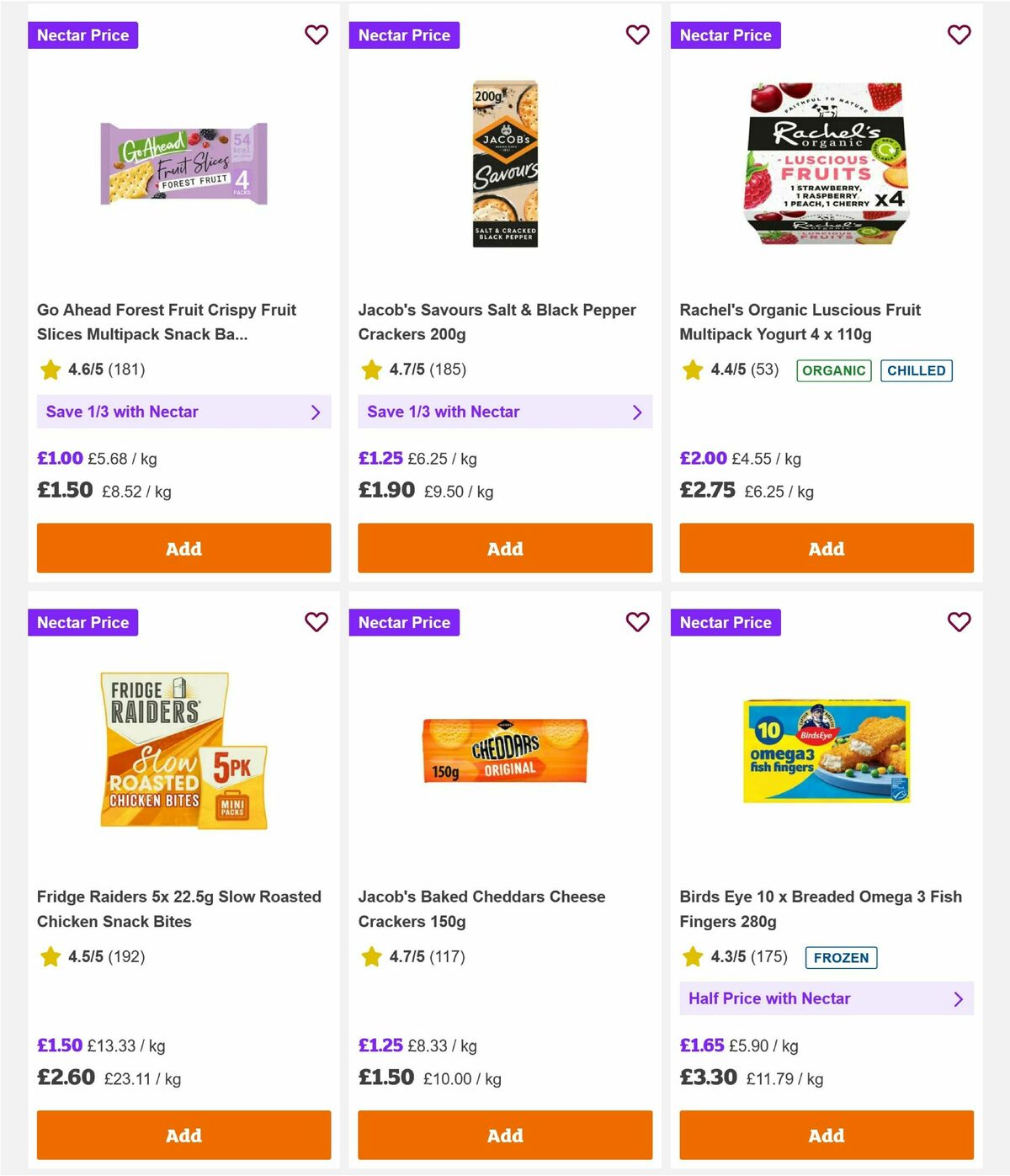 Sainsbury's Offers from 7 August