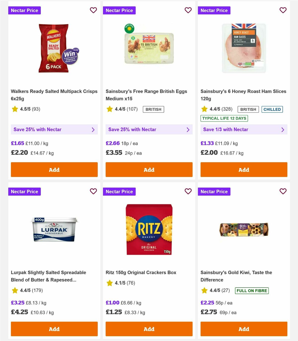 Sainsbury's Offers from 7 August