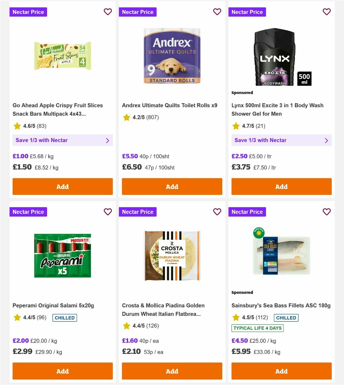 Sainsbury's Offers from 14 August