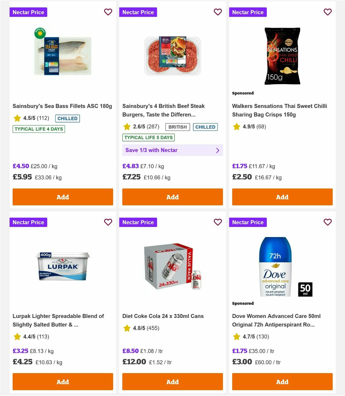 Sainsbury's Offers from 14 August