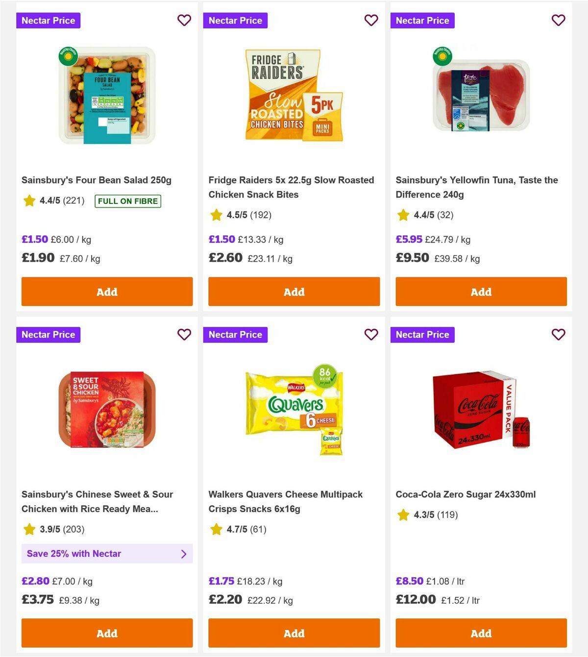 Sainsbury's Offers from 14 August