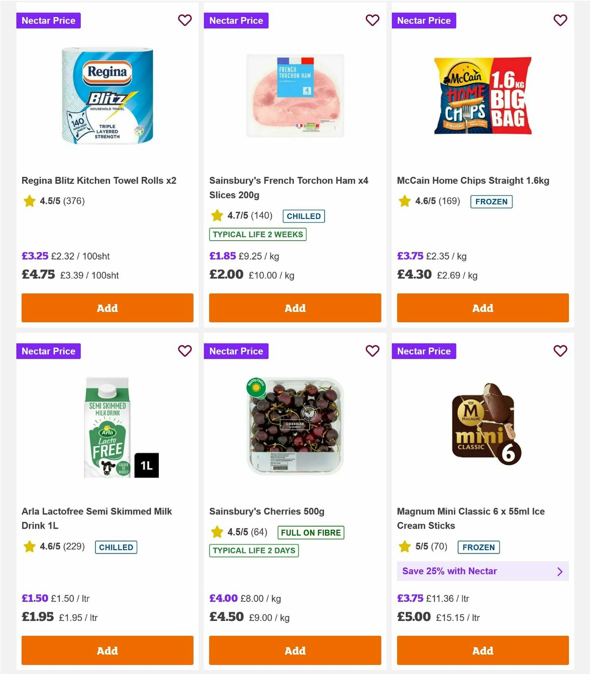 Sainsbury's Offers from 14 August