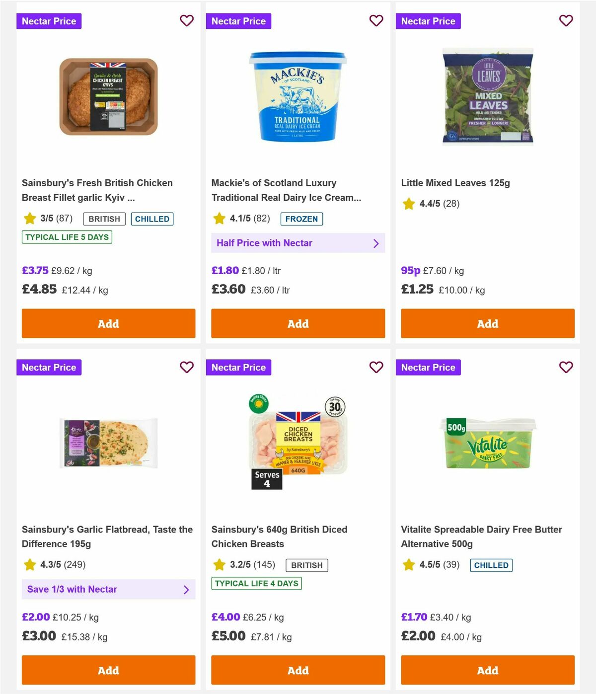 Sainsbury's Offers from 14 August