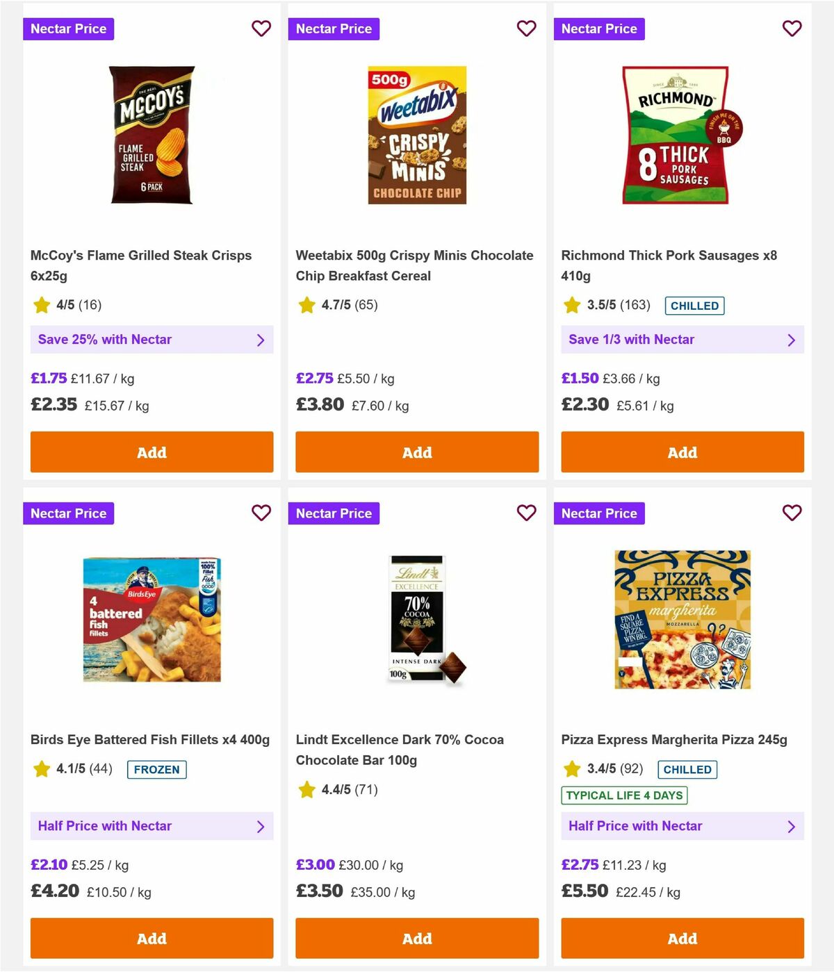 Sainsbury's Offers from 14 August