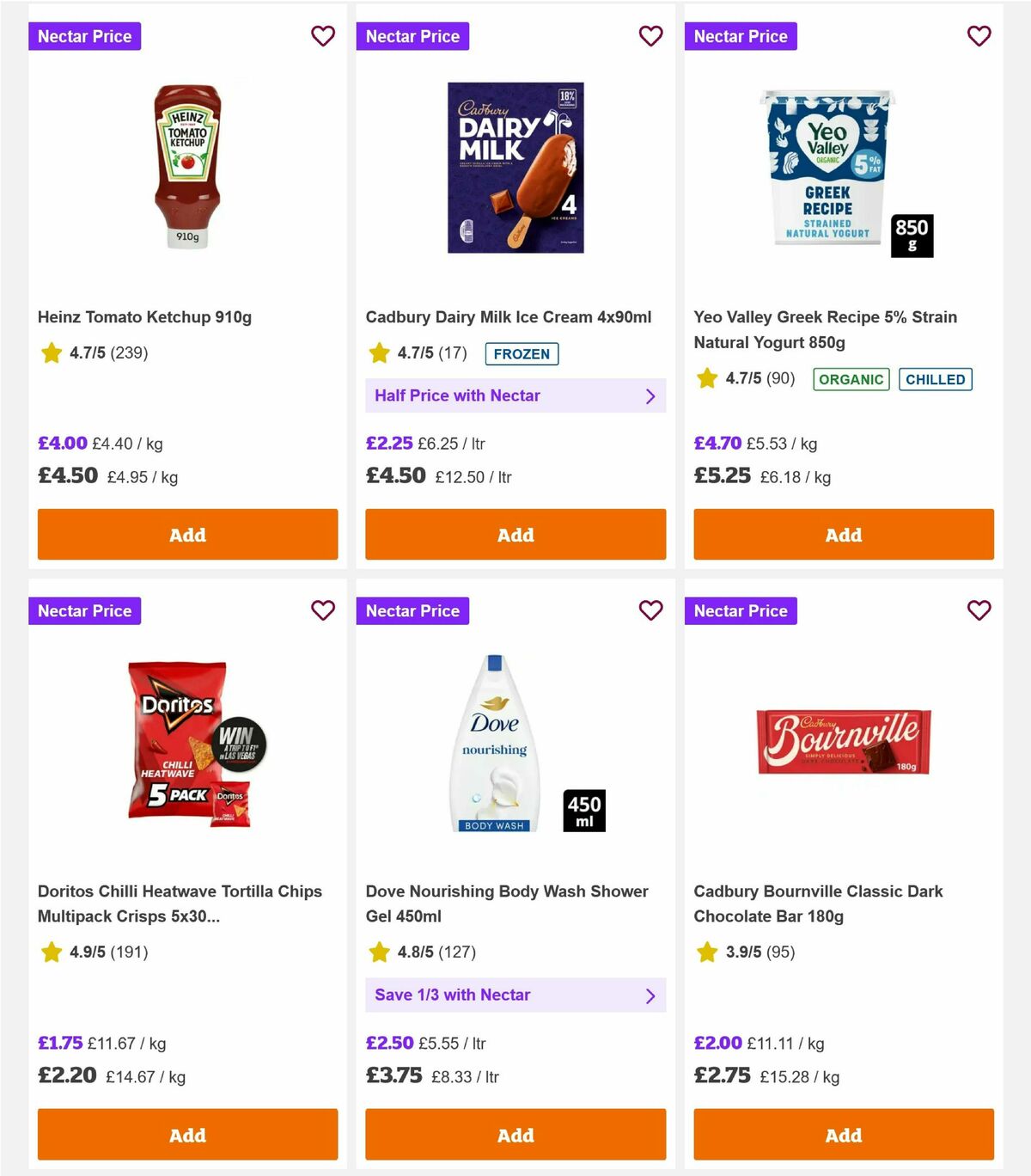 Sainsbury's Offers from 14 August