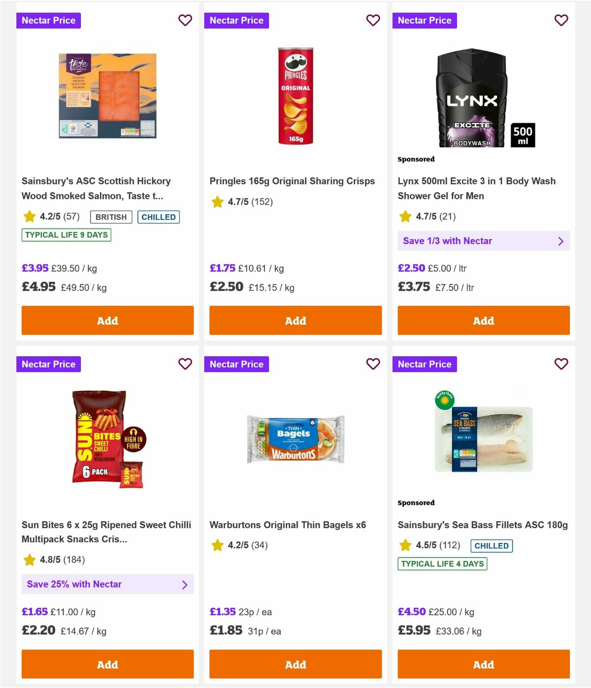 Sainsbury's Offers from 14 August