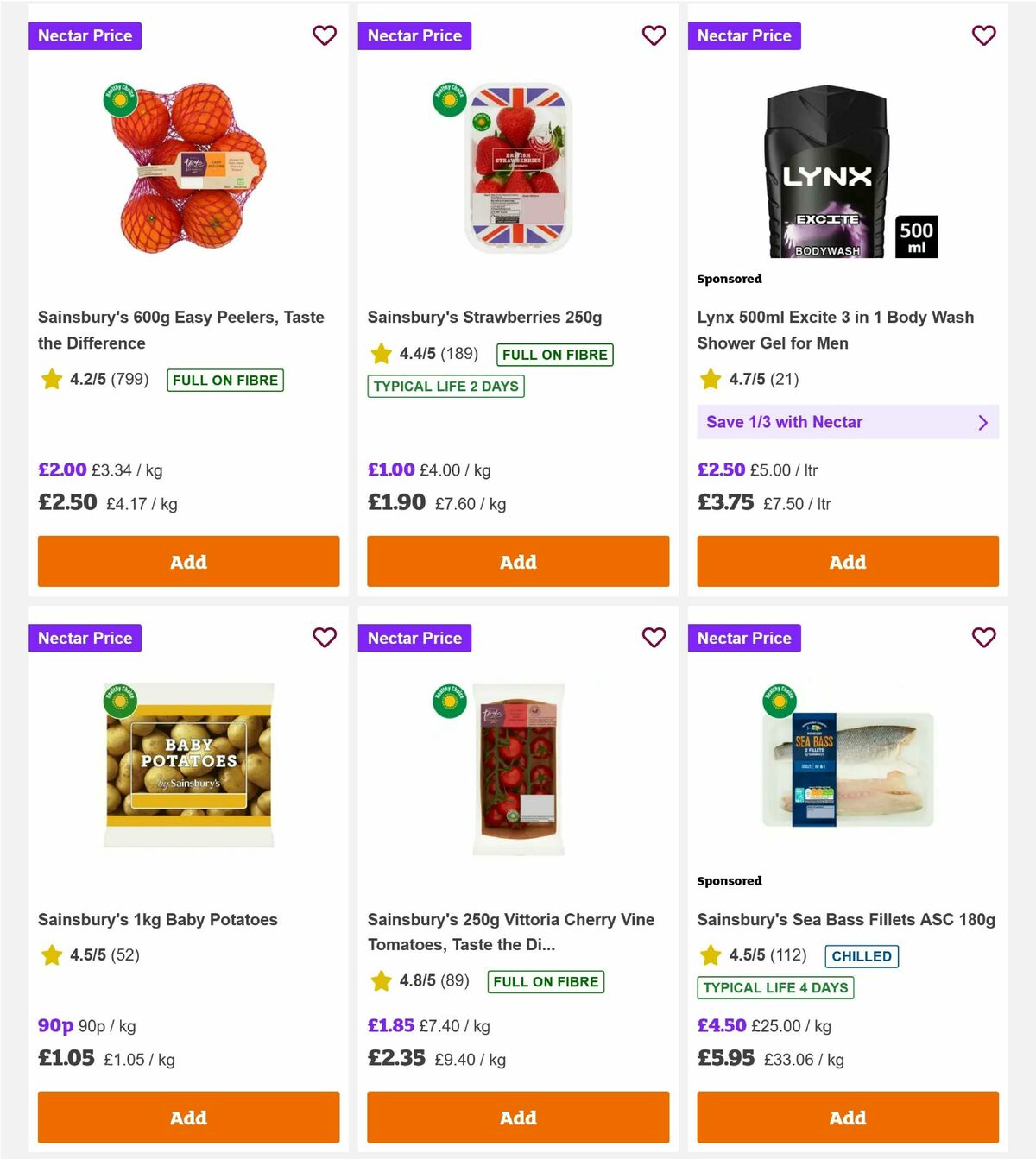 Sainsbury's Offers from 14 August