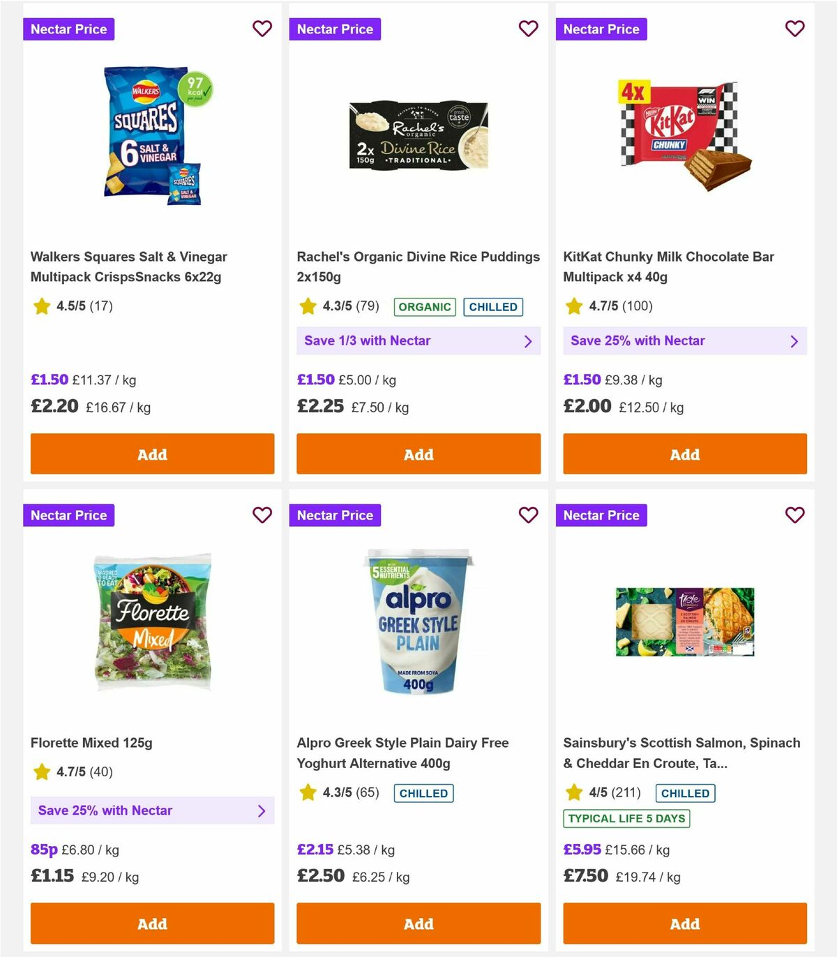 Sainsbury's Offers from 14 August