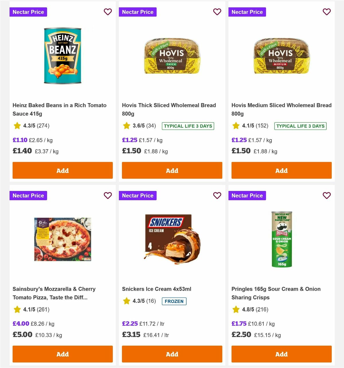 Sainsbury's Offers from 14 August