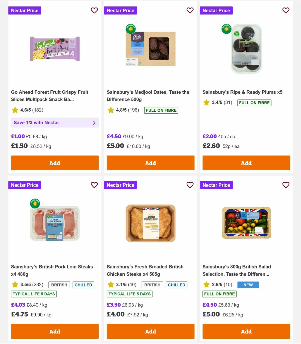 Sainsbury's Offers from 14 August