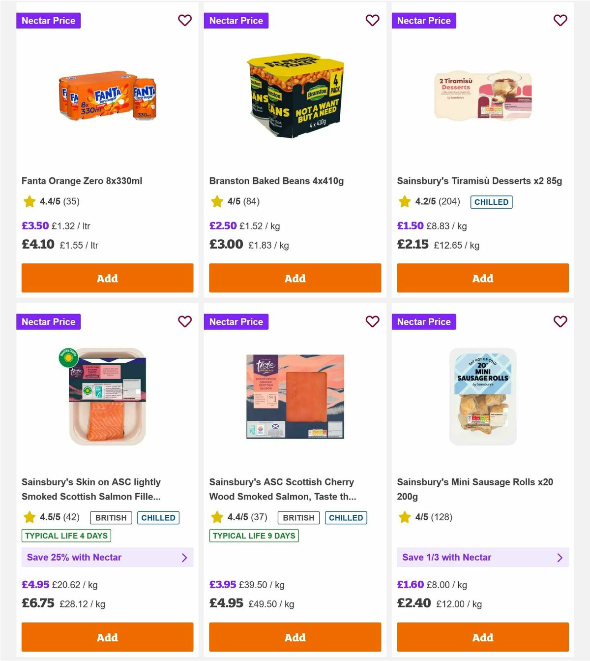 Sainsbury's Offers from 14 August