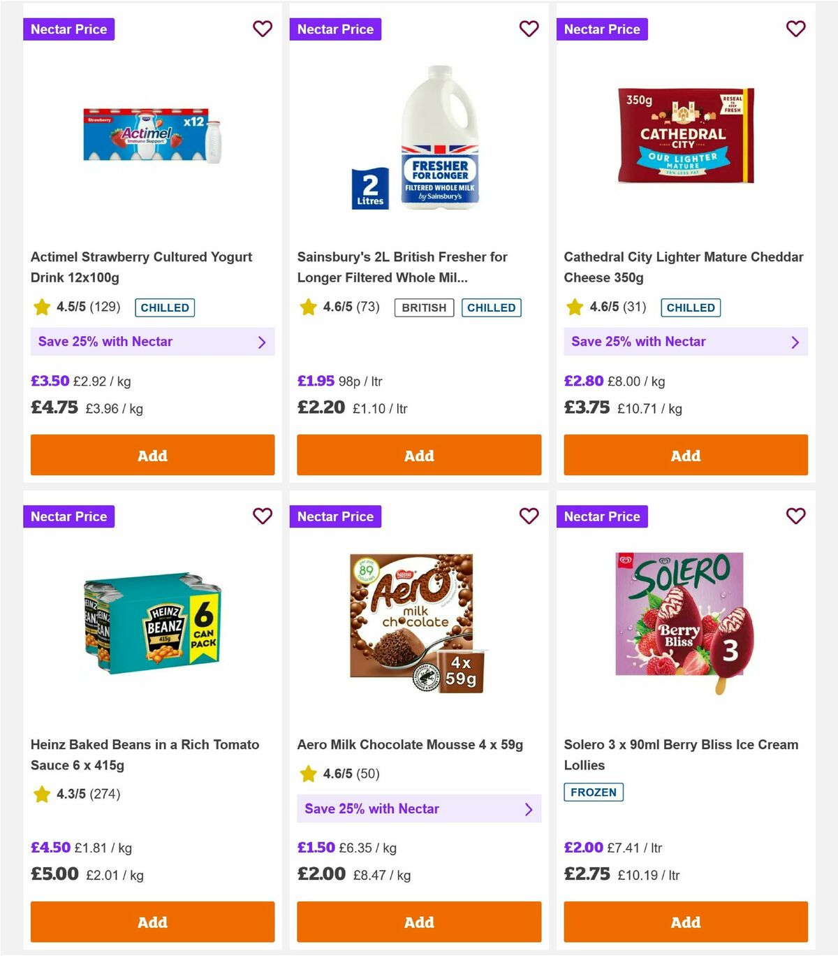 Sainsbury's Offers from 14 August