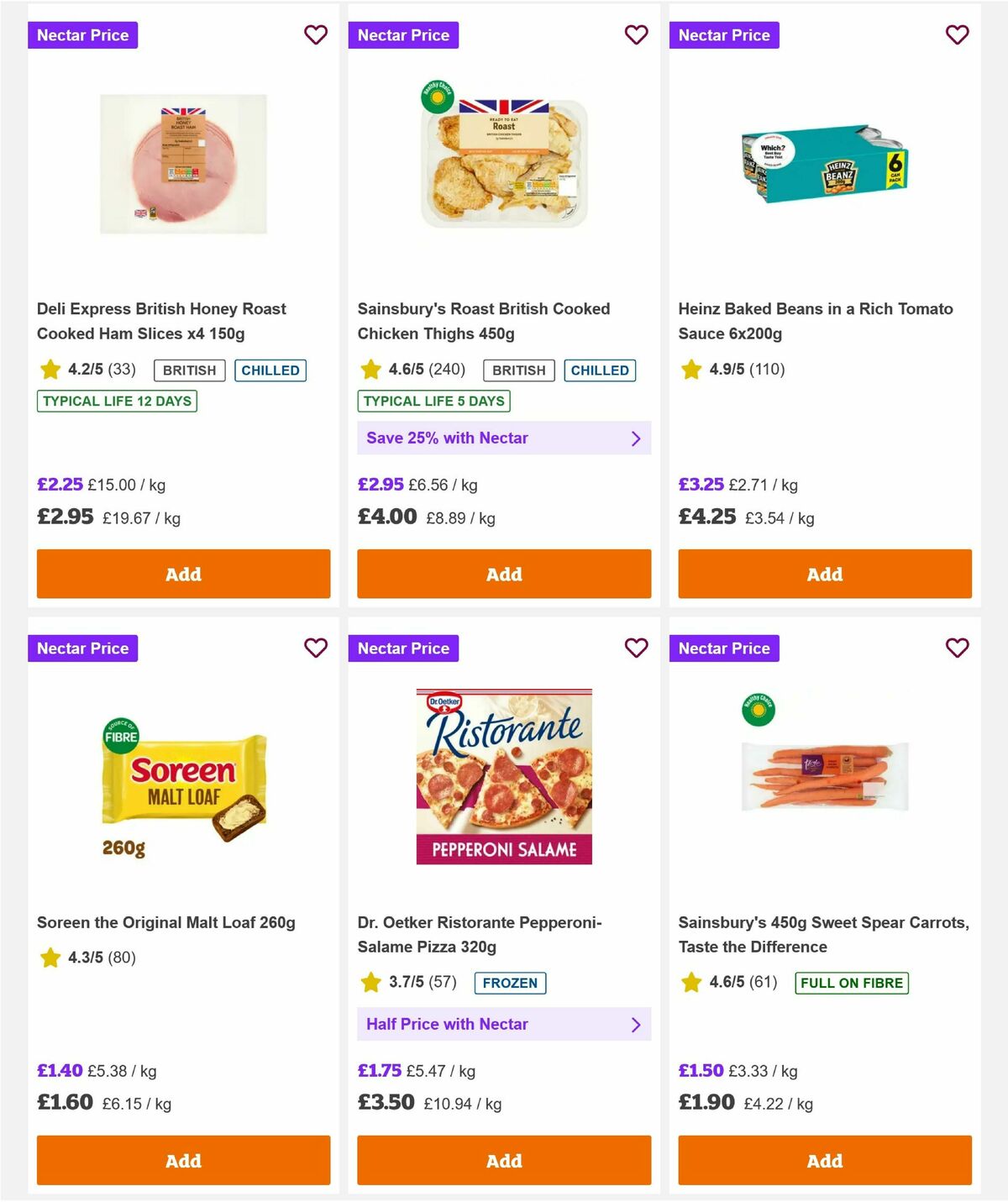 Sainsbury's Offers from 14 August