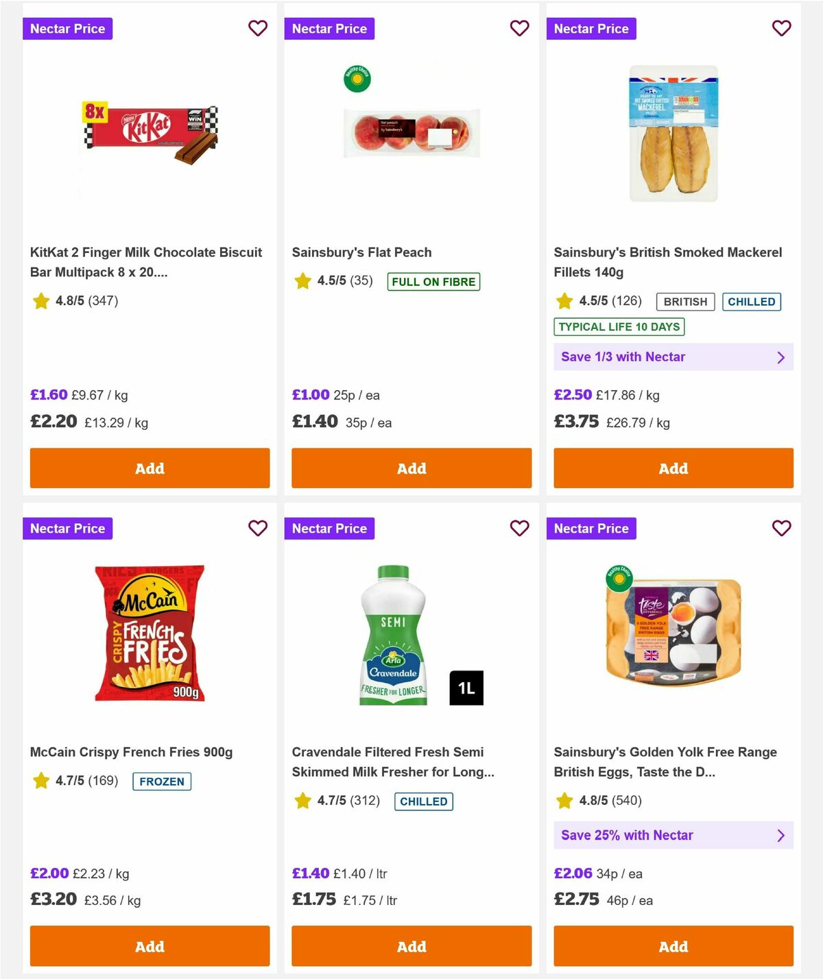 Sainsbury's Offers from 14 August