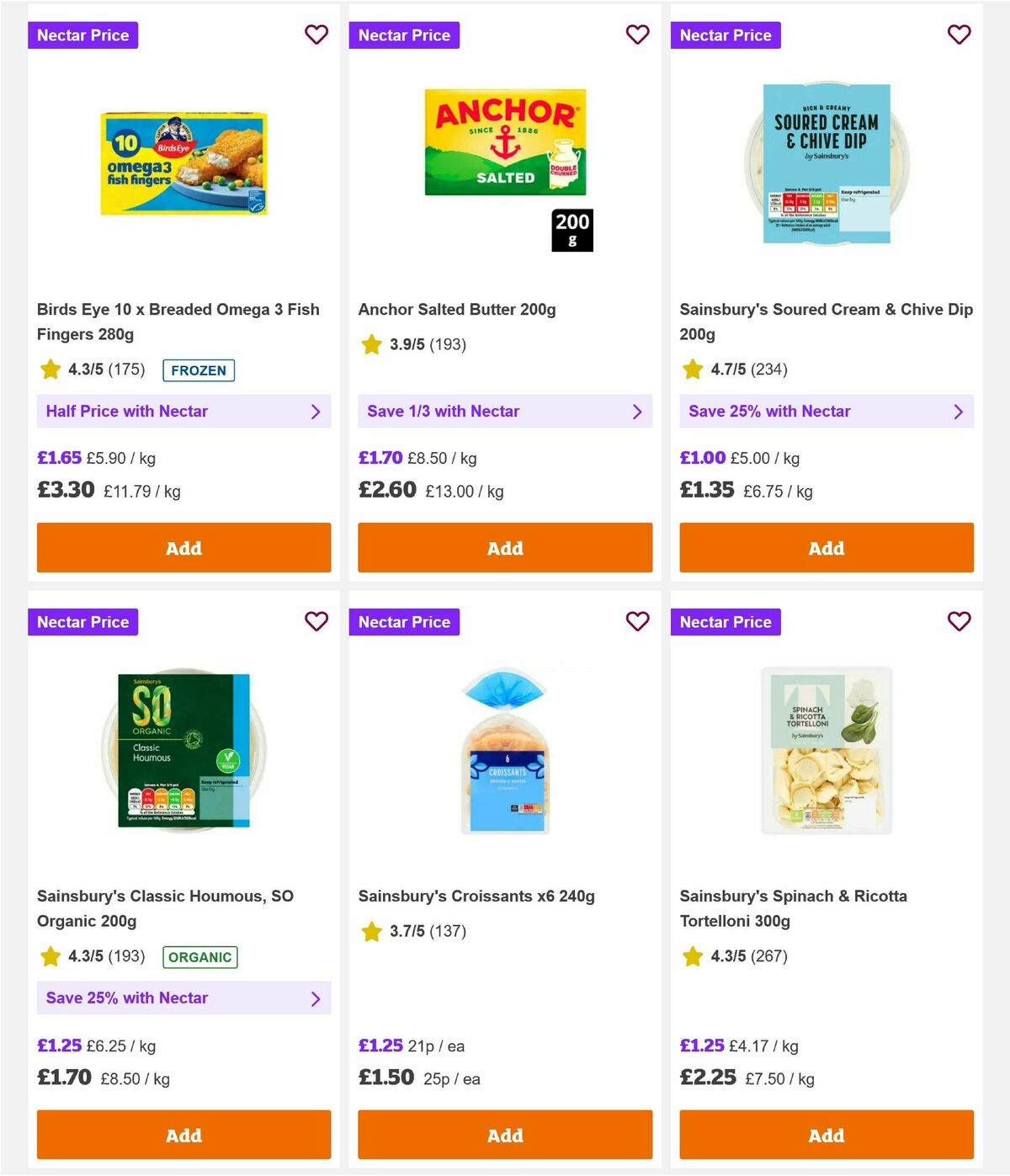 Sainsbury's Offers from 14 August