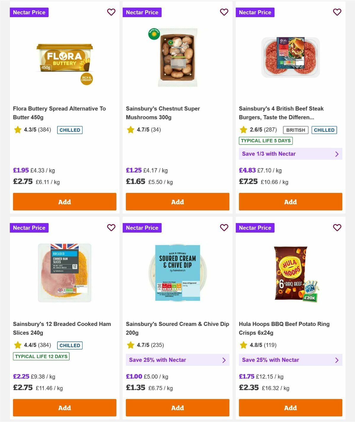 Sainsbury's Offers from 21 August