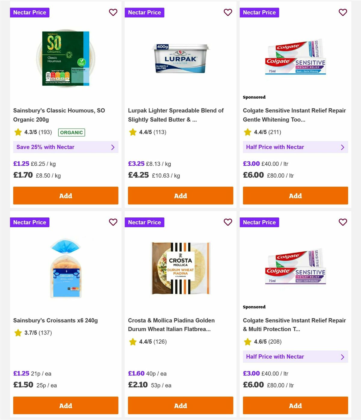 Sainsbury's Offers from 21 August