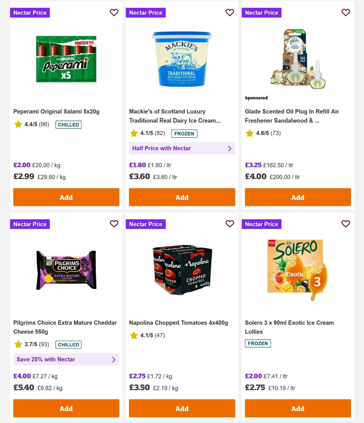 Sainsbury's Offers from 21 August