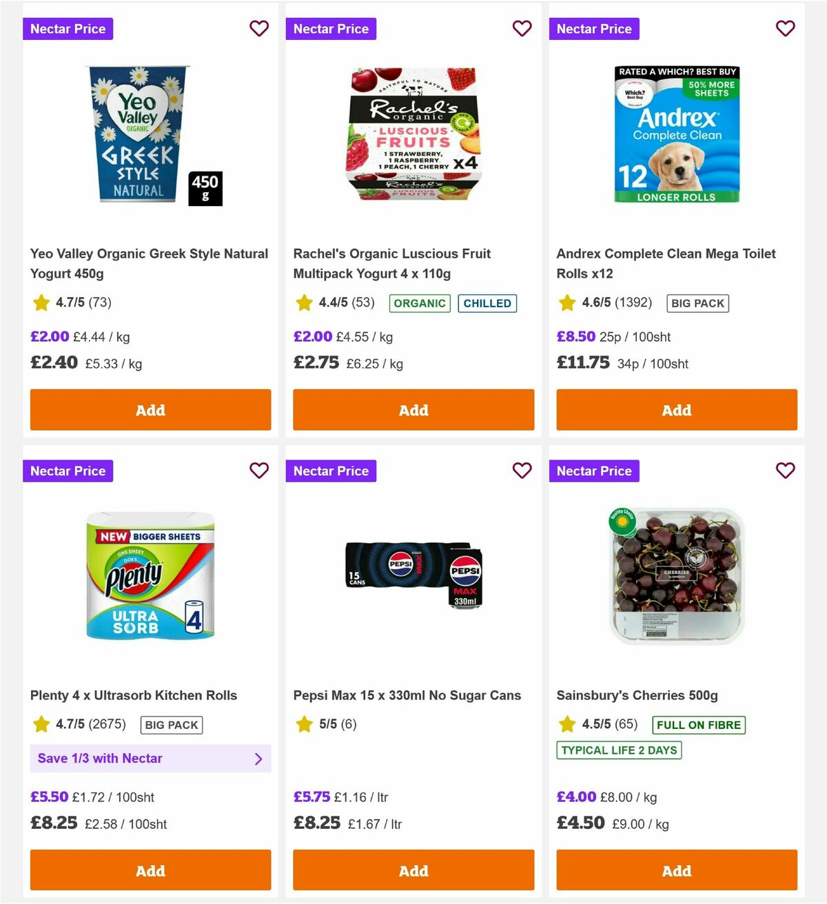 Sainsbury's Offers from 21 August