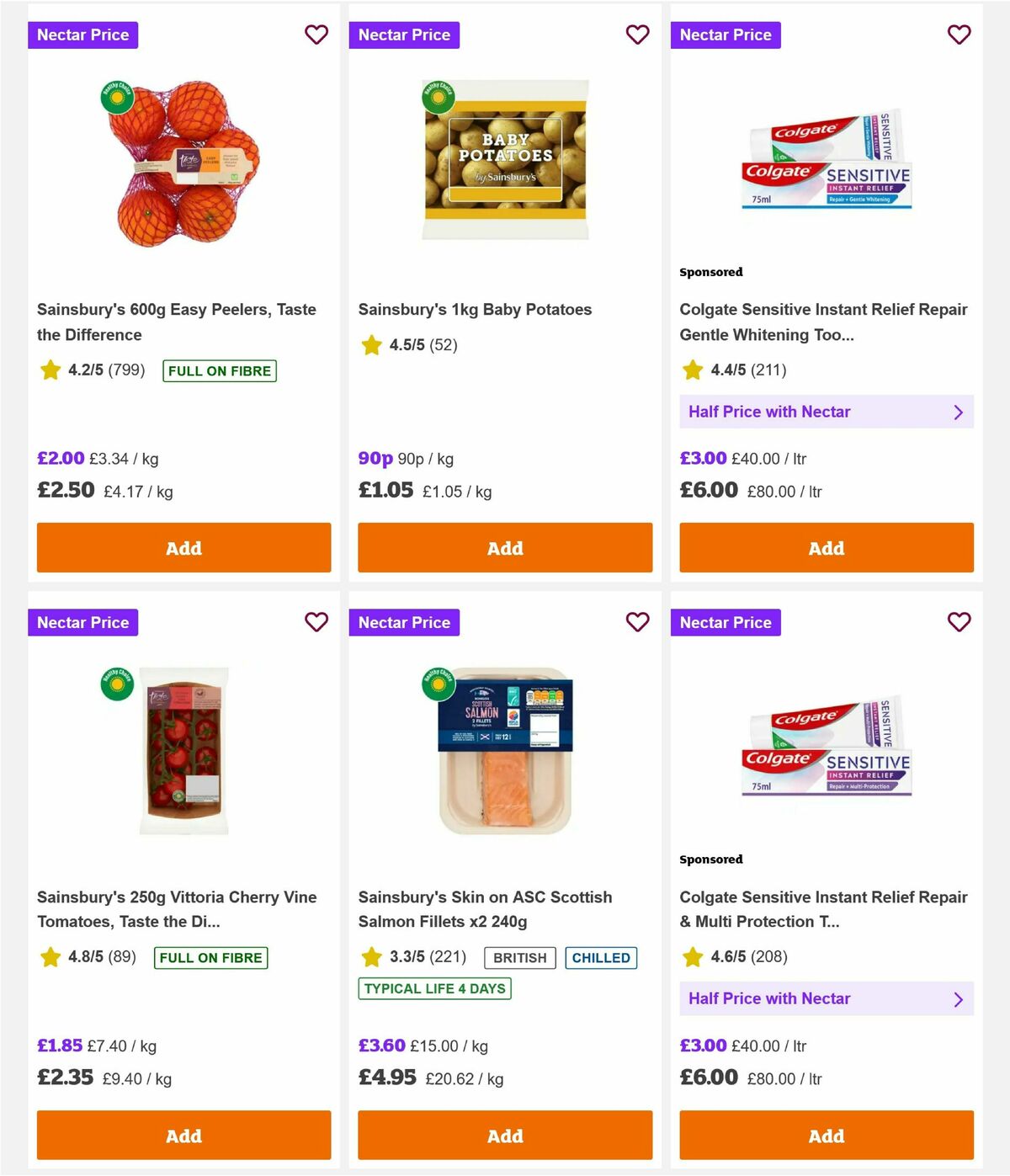 Sainsbury's Offers from 21 August