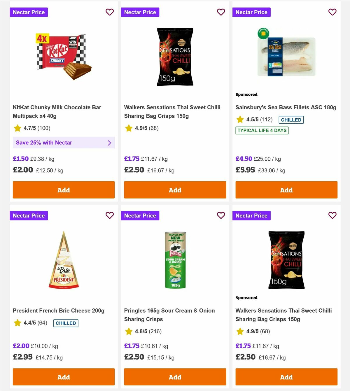 Sainsbury's Offers from 21 August