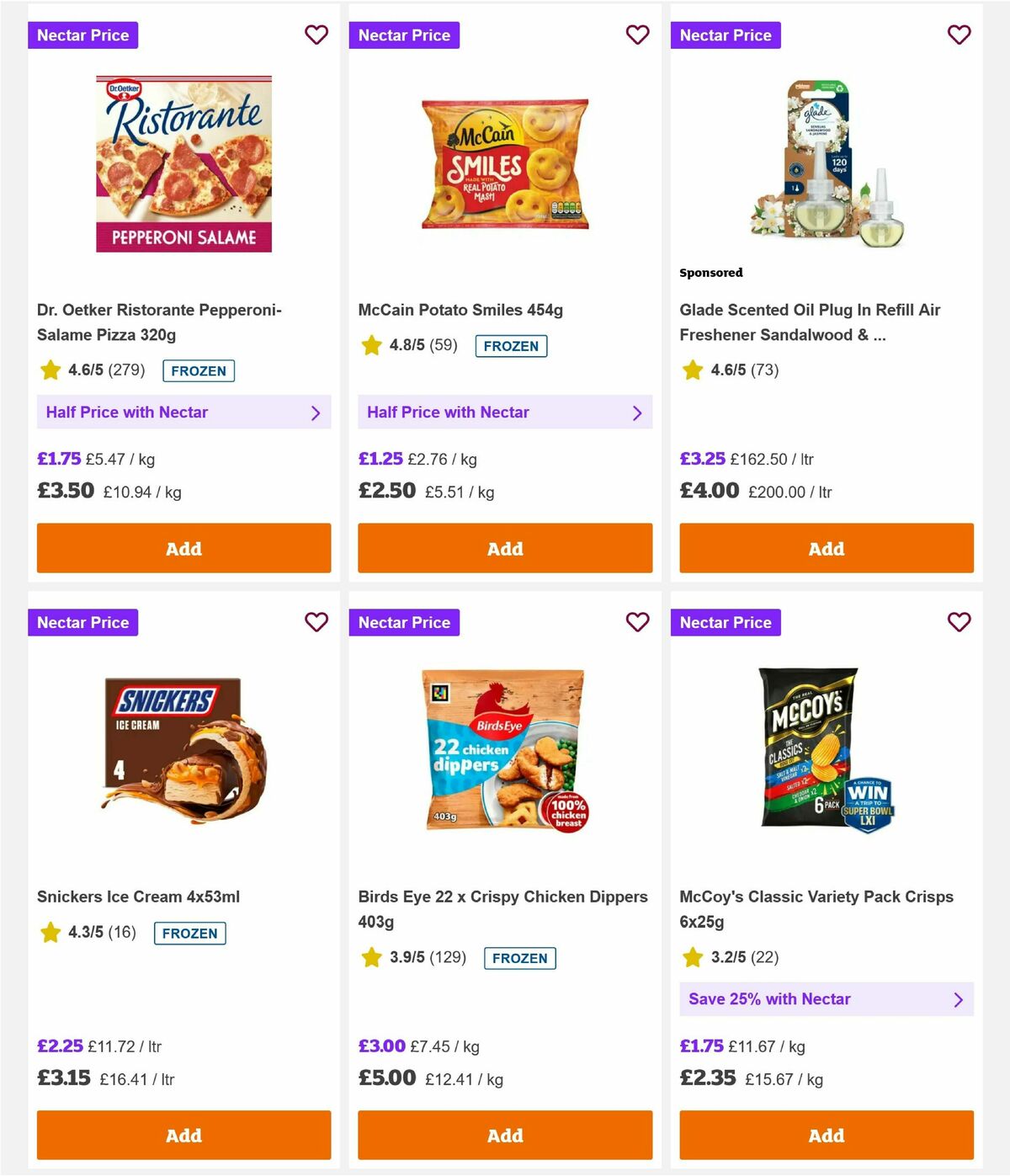Sainsbury's Offers from 21 August