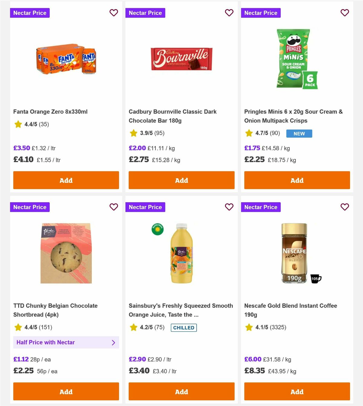 Sainsbury's Offers from 21 August