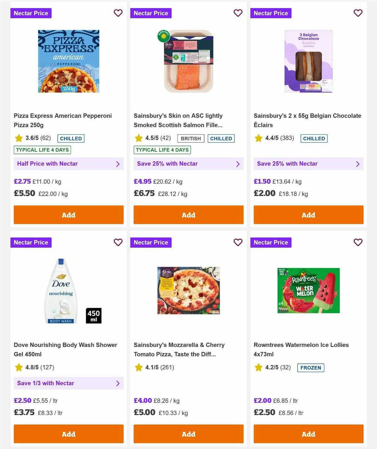 Sainsbury's Offers from 21 August