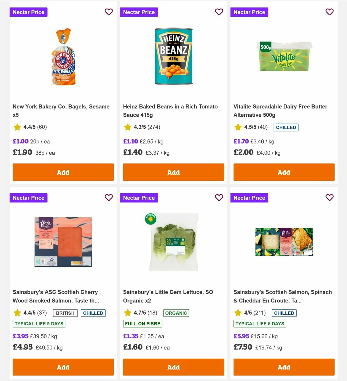 Sainsbury's Offers from 21 August
