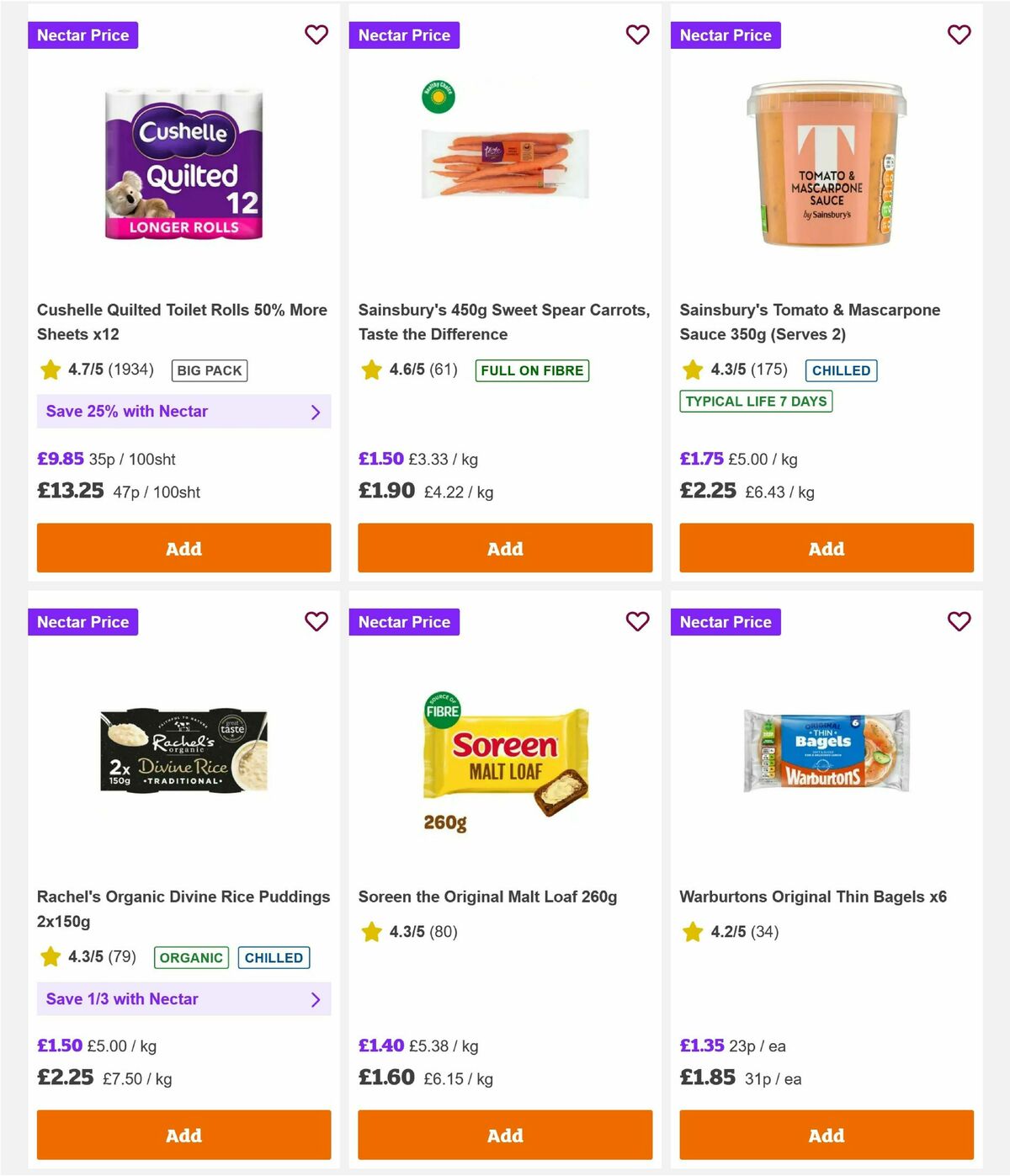 Sainsbury's Offers from 21 August