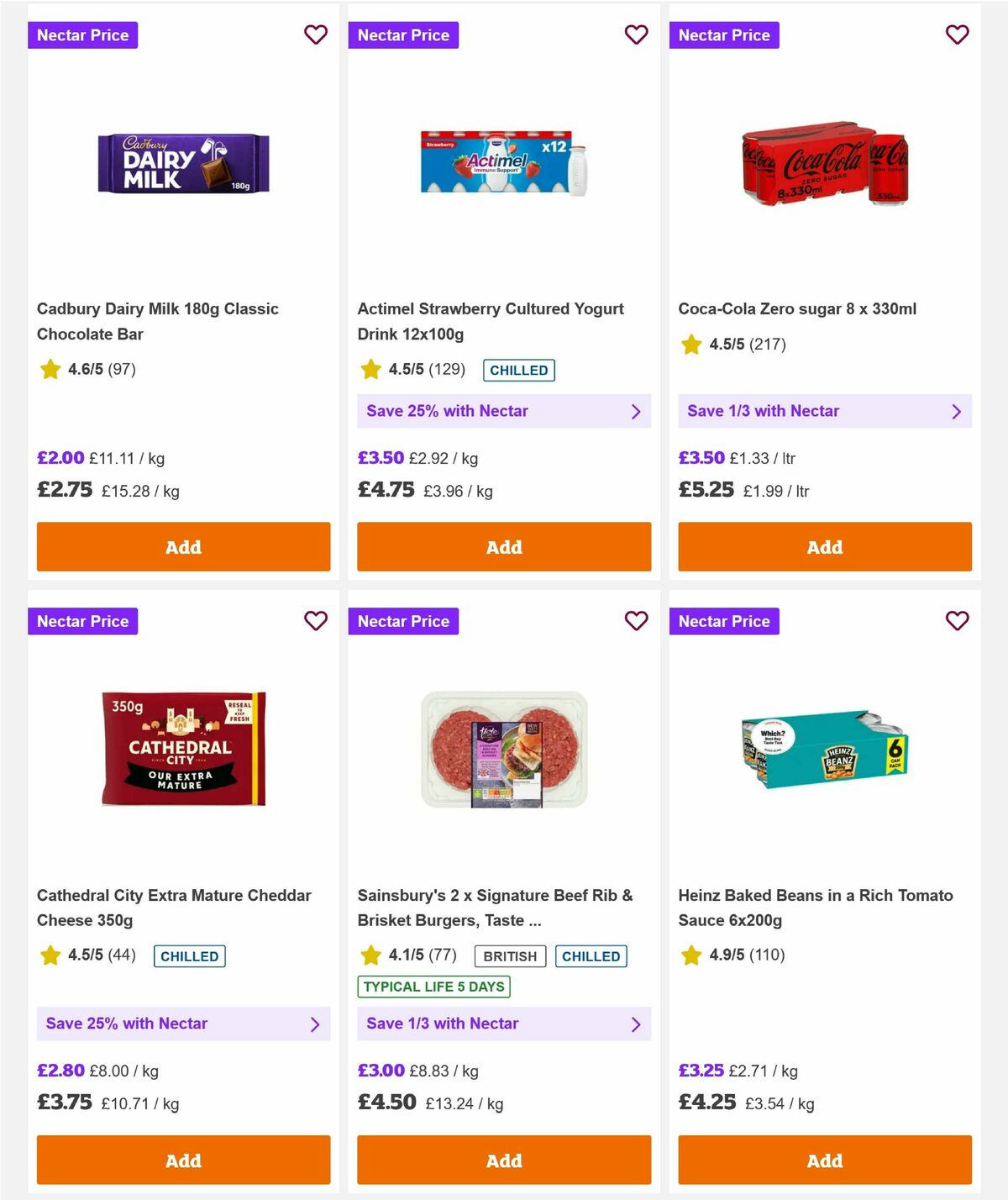 Sainsbury's Offers from 21 August