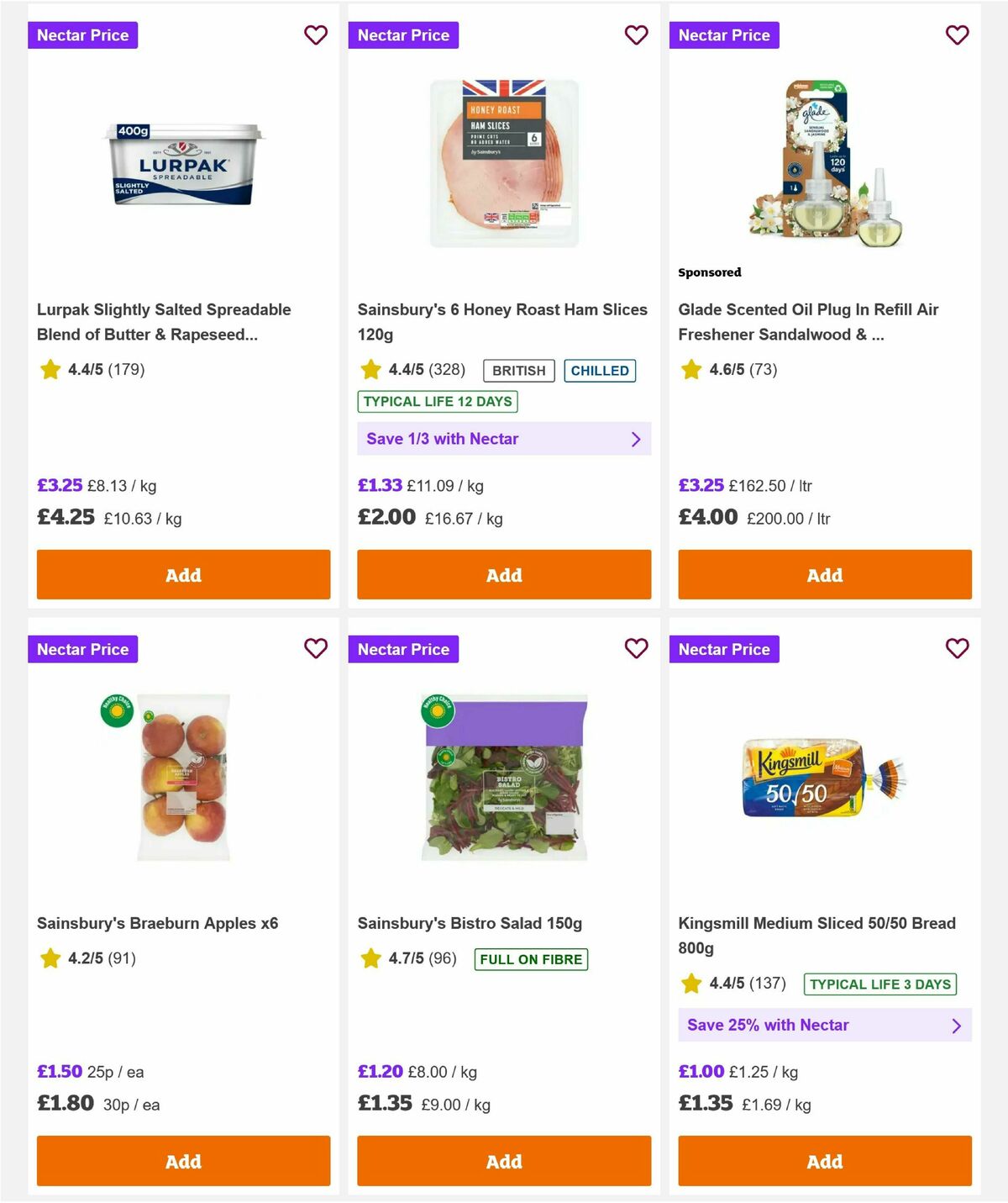 Sainsbury's Offers from 21 August