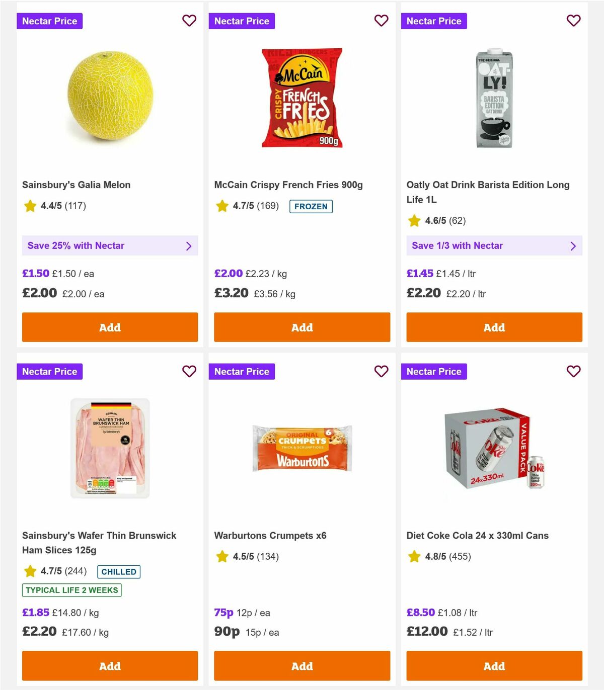 Sainsbury's Offers from 21 August