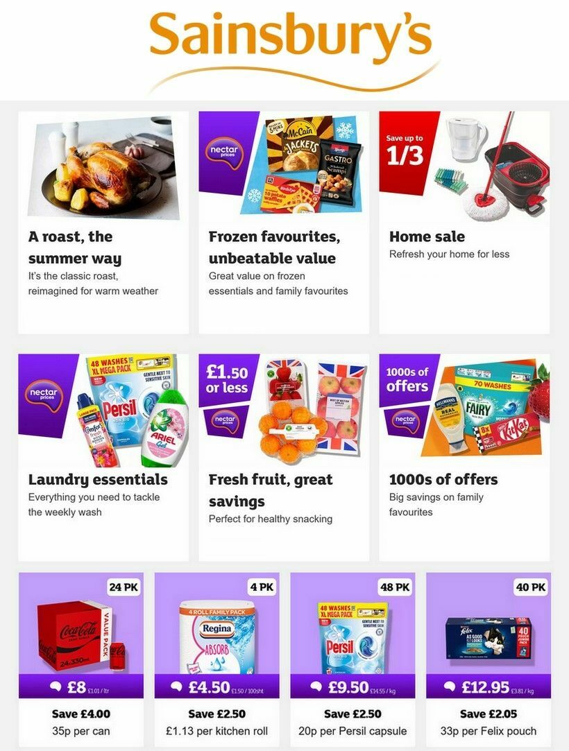 Sainsbury's Offers from 28 August