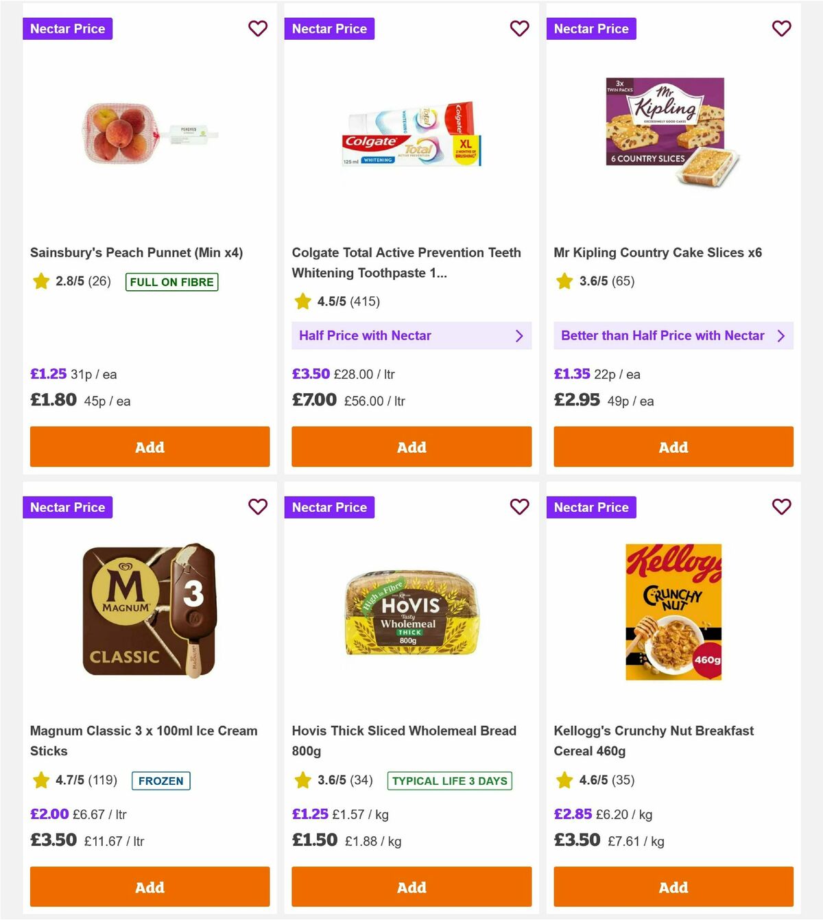 Sainsbury's Offers from 28 August